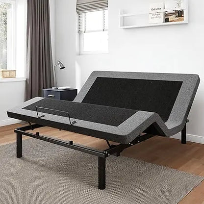 Queen Size Adjustable Bed Frame with Adjustable Legs