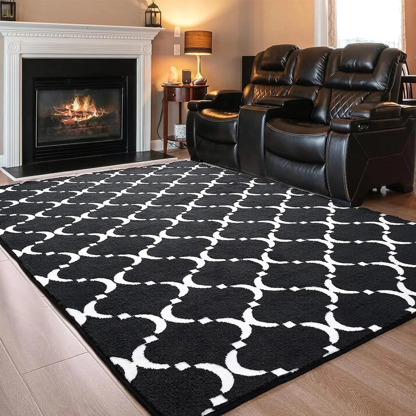 Large Shag Area Rug Memory Foam Indoor Carpet for Kids Room Decor