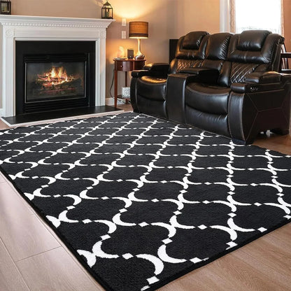 Large Shag Area Rug Memory Foam Indoor Carpet for Kids Room Decor