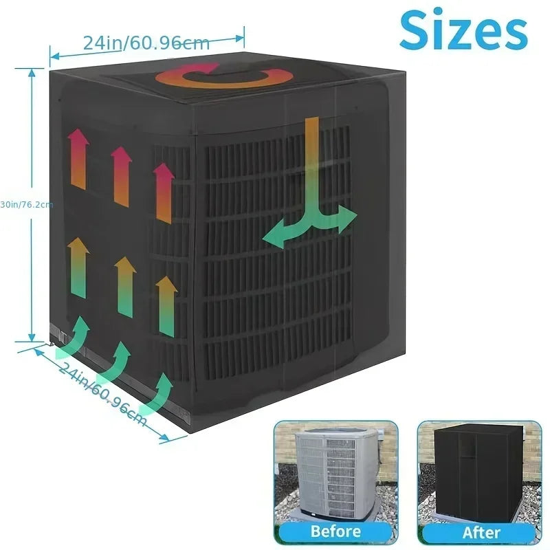 Heavy Duty Waterproof Air Conditioner Cover