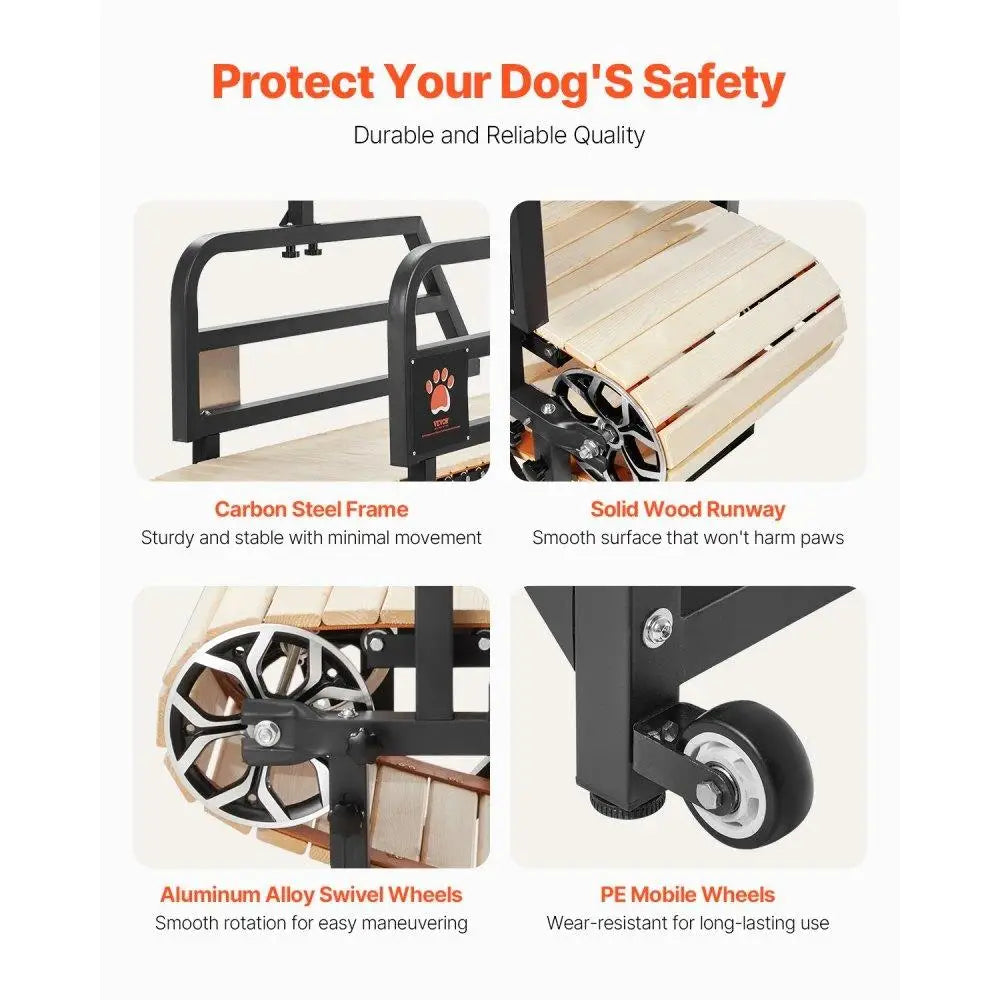 Treadmill for Dogs Supporting Up to 220 lbs.