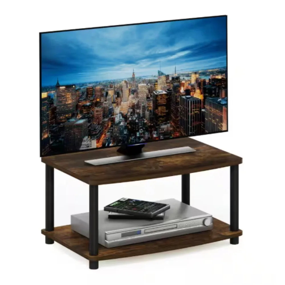 Turn-N-Tube French Oak TV Stand Fits TVs Up to 24 in.