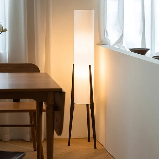 Zen Floor Lamp Japanese style light fabric shade lamp