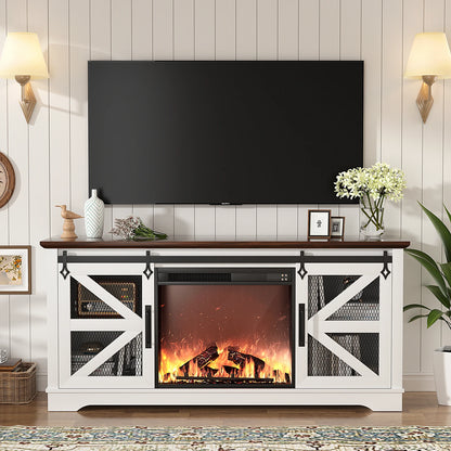 TV Stand for TVs up to 60’’ with Fireplace