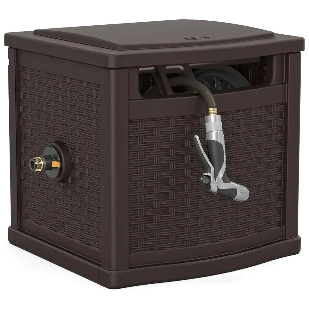 150FT Garden Water Hose Hideaway with Slide Trak Technology