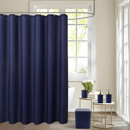 25-Piece Blue Bathroom Set with Shower Curtain