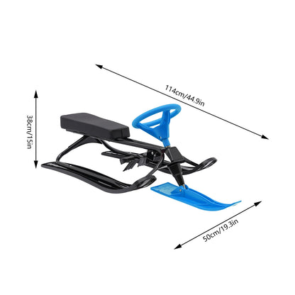 114*50*38cm Snow Racer Sled Slider Board