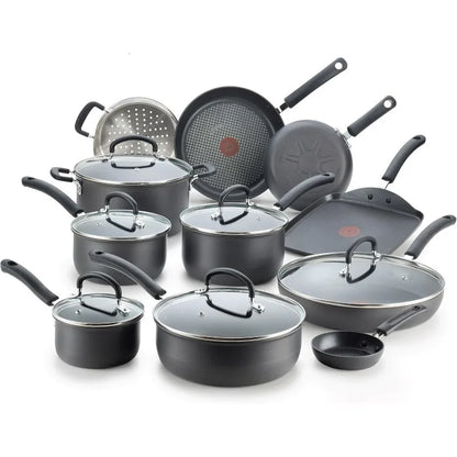 17 Piece Ultimate Hard Anodized Nonstick Cookware Set
