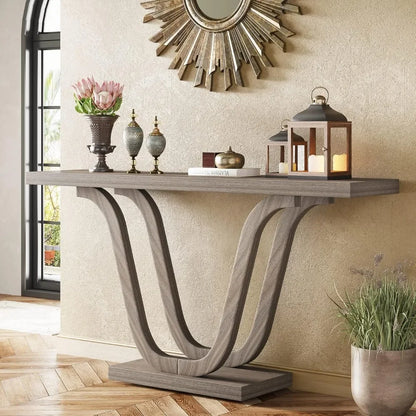 55 Inch Wood  Console Table