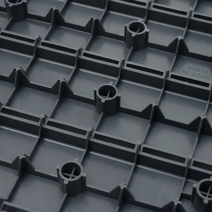44 Pack 12" x 12" Square Waterproof Patio Interlocking Deck Tiles