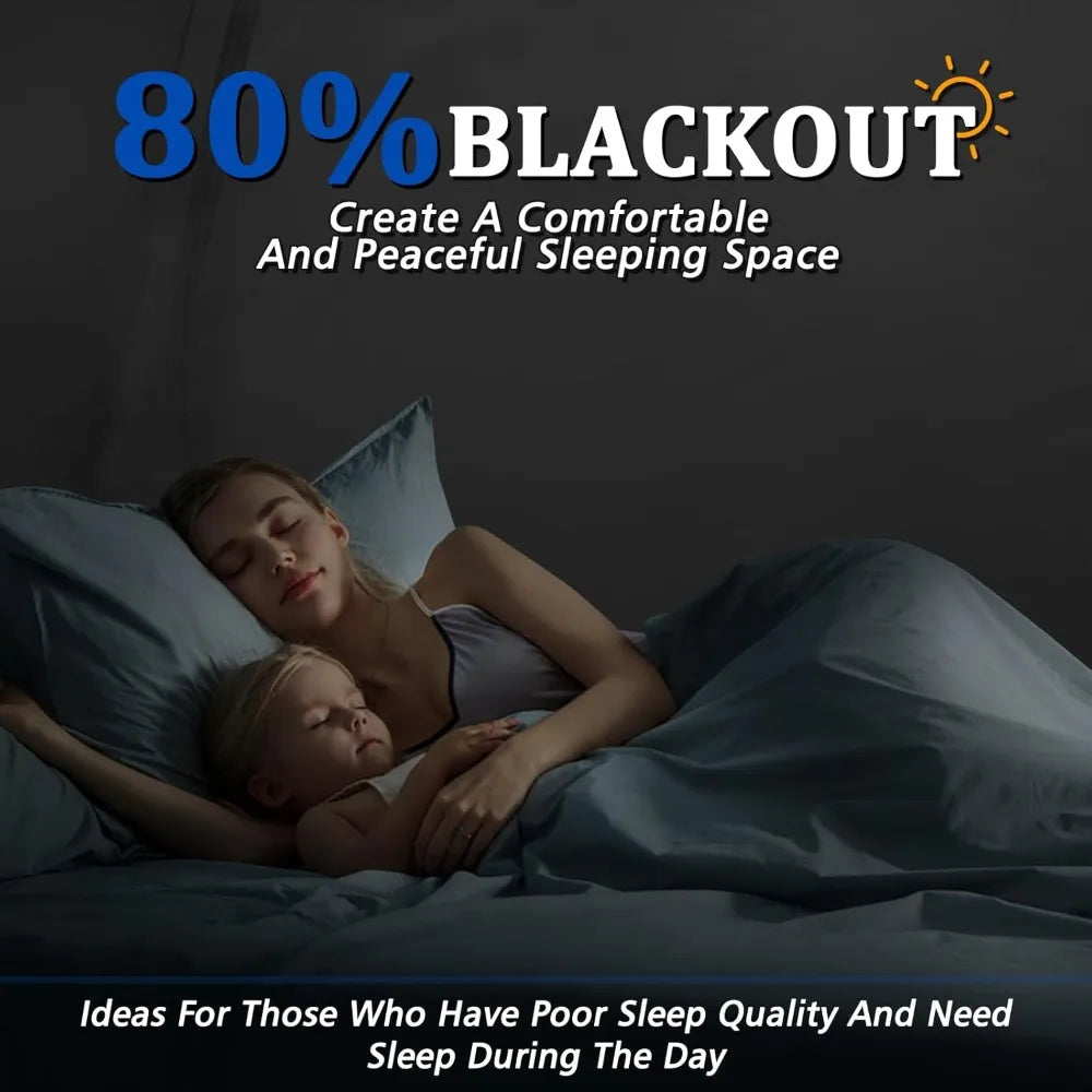 80% Blackout, Twin to King Sized Canopy Tents: