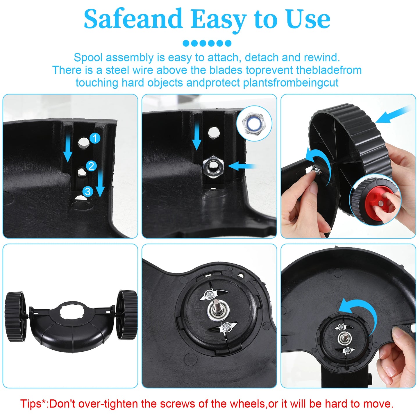 Electric Lawn Mower Cordless Grass Trimmer