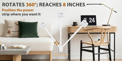 3 Style Retractable Sockets Adjustable Electrical Outlet Extender