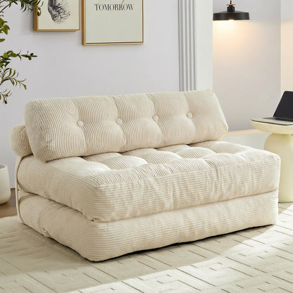 52 Inch Width Foldable Convertible Sleeper Chair