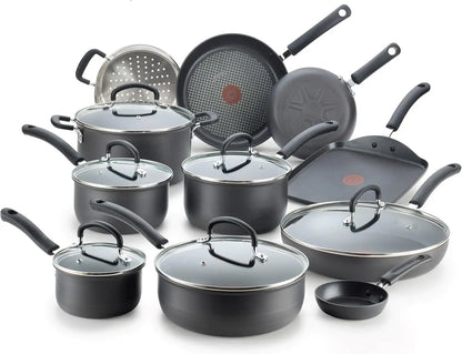 17 Piece Ultimate Hard Anodized Nonstick Cookware Set