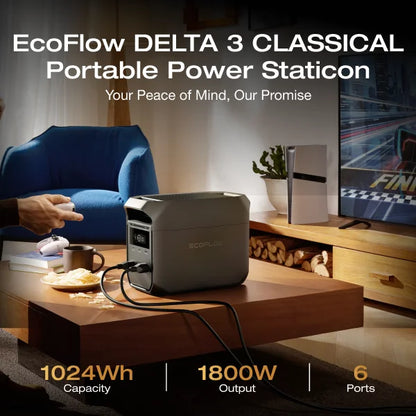 Solar Generator DELTA 3 Battery Portable Power Station