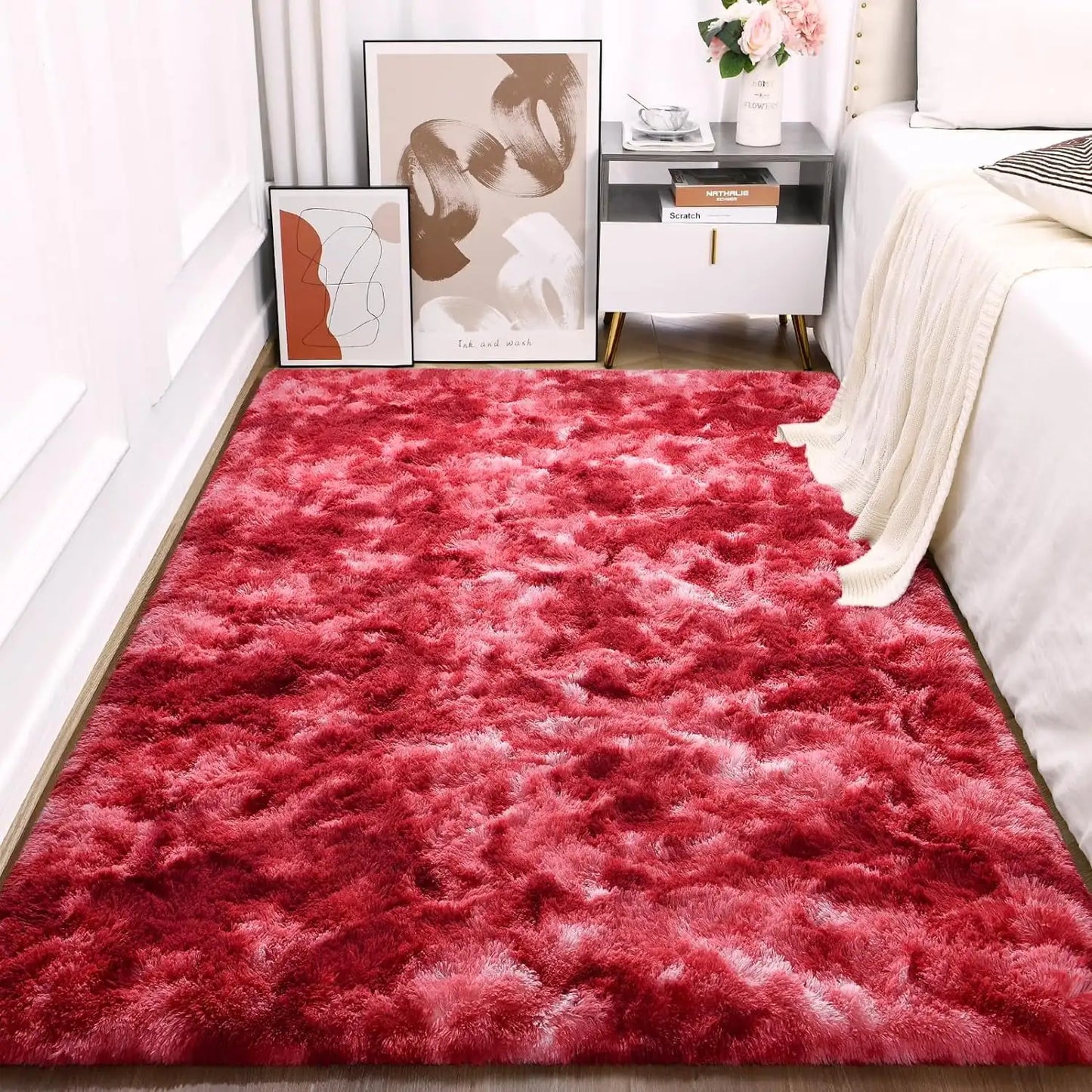 Super Soft Shaggy Rug for Livingroom, bedroom
