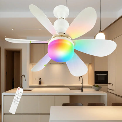  40W Ceiling Fan with Remote Control LED Light