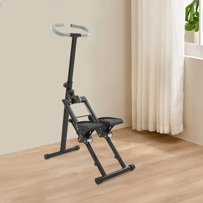 Foldable Indoor Vertical Stair Climbing Machine for Full-Body Workout