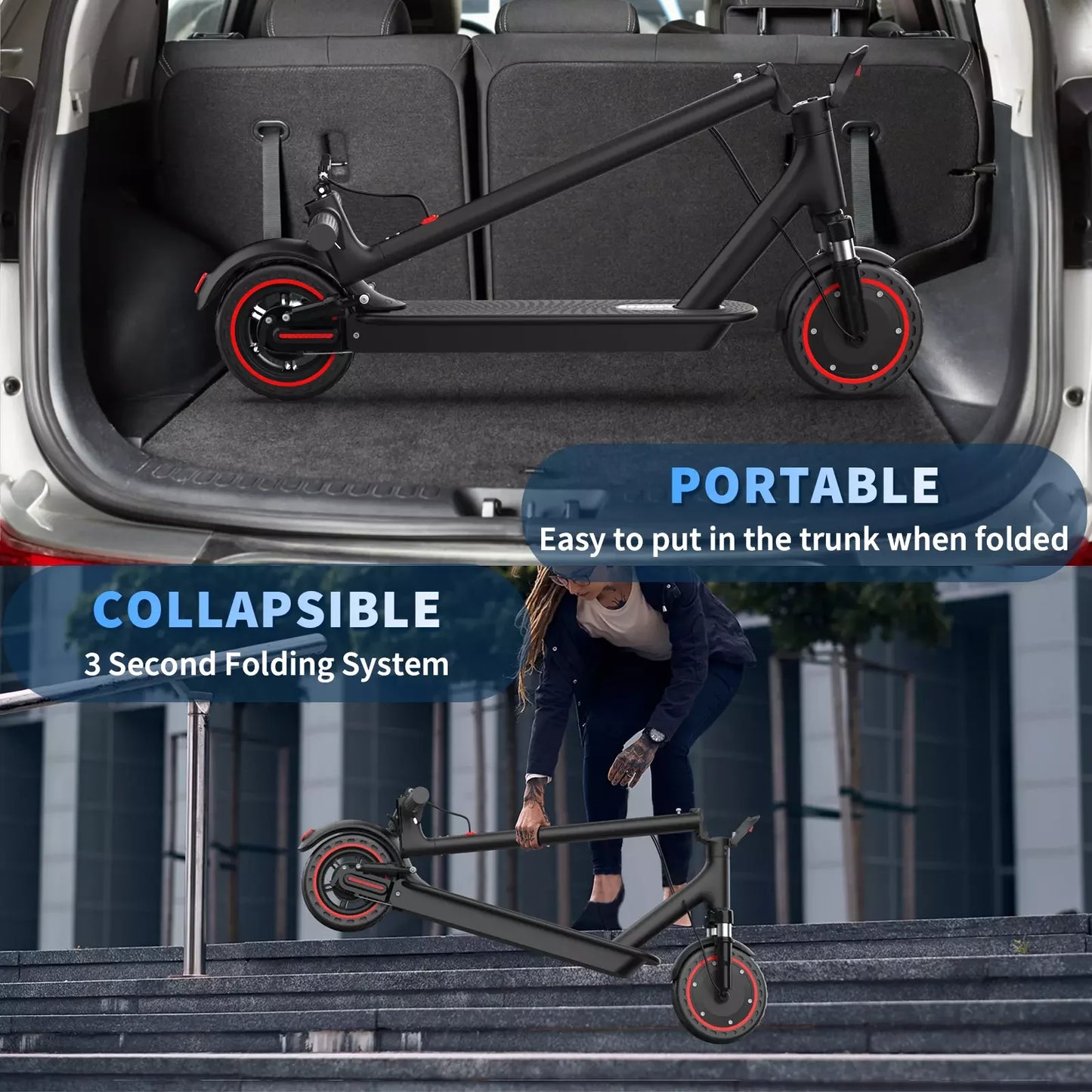 Smart Control Electric Scooter 16miles Max Range for Adult
