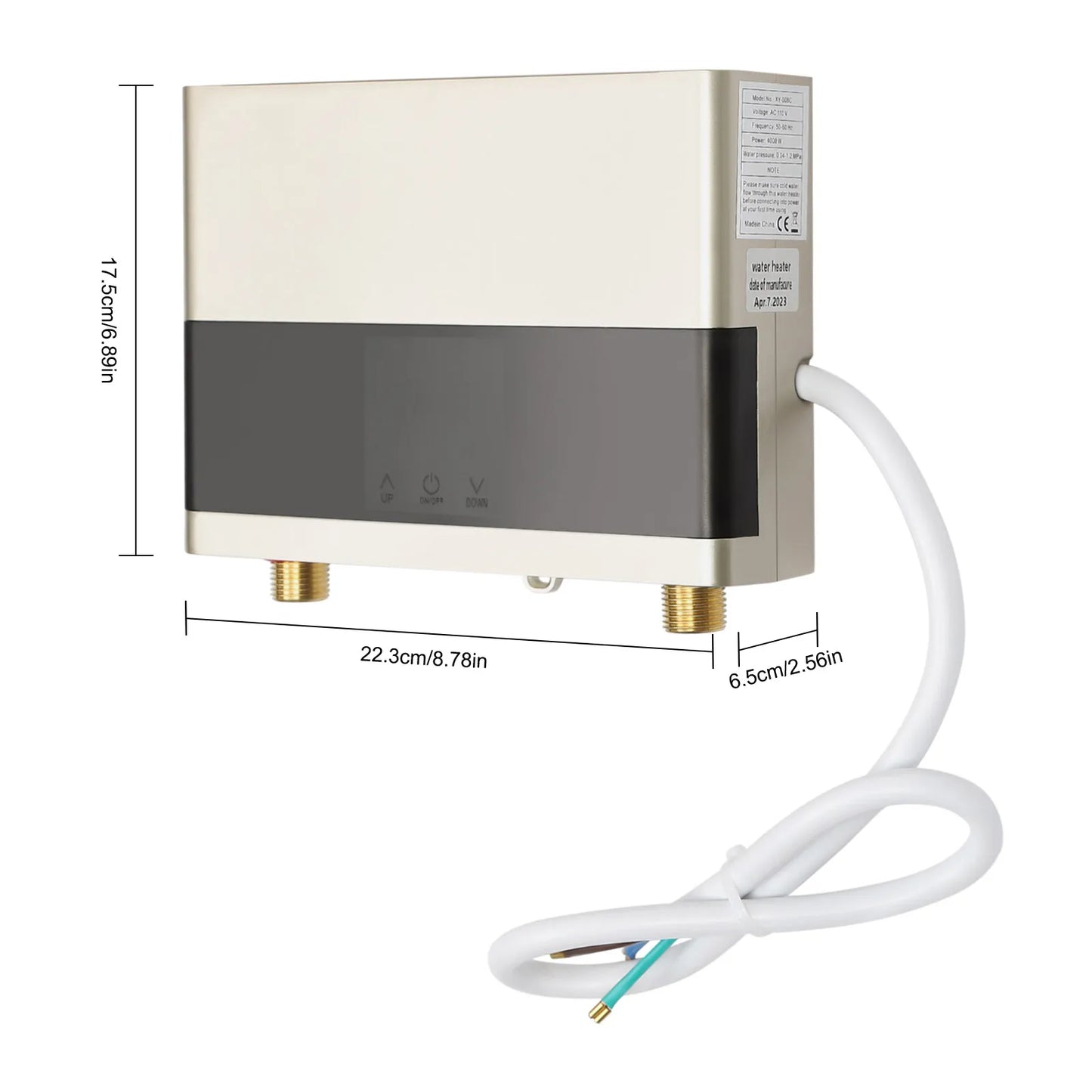 1300-4000W Adjustable Smart Electric Water Heater
