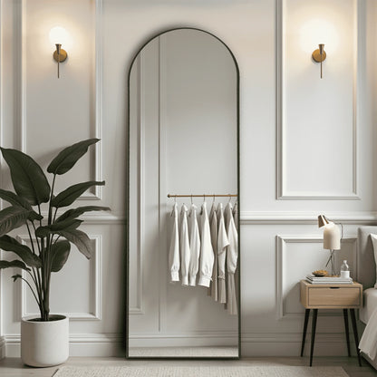 59in Standing Floor Mirror Full Body Mirror with Bracket