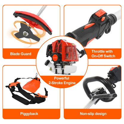 2-Stroke Strong Powerful Grass Strimmer with Adjustable Angle