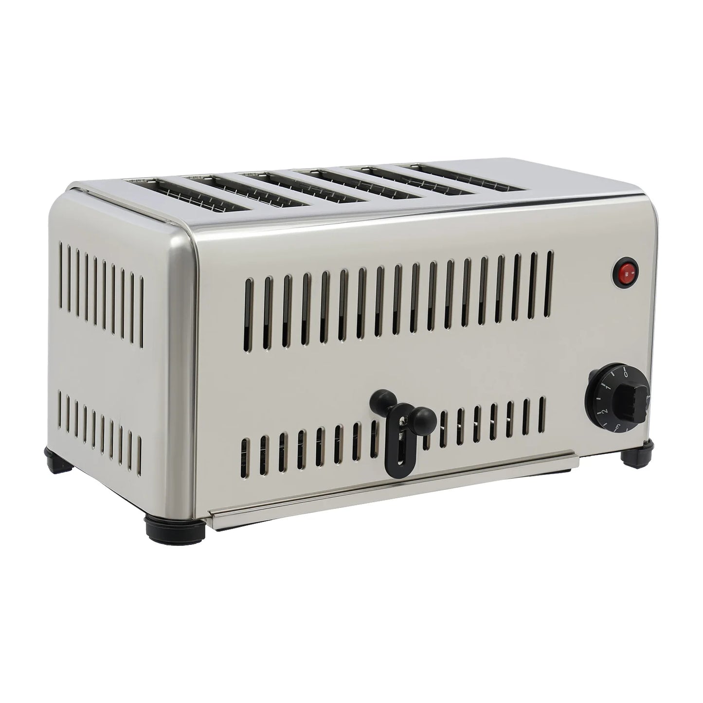6 Slice Wide Slot Stainless Steel Toaster