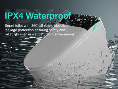 One-Piece Toilet with Dual Auto Flush in 1.28GPF