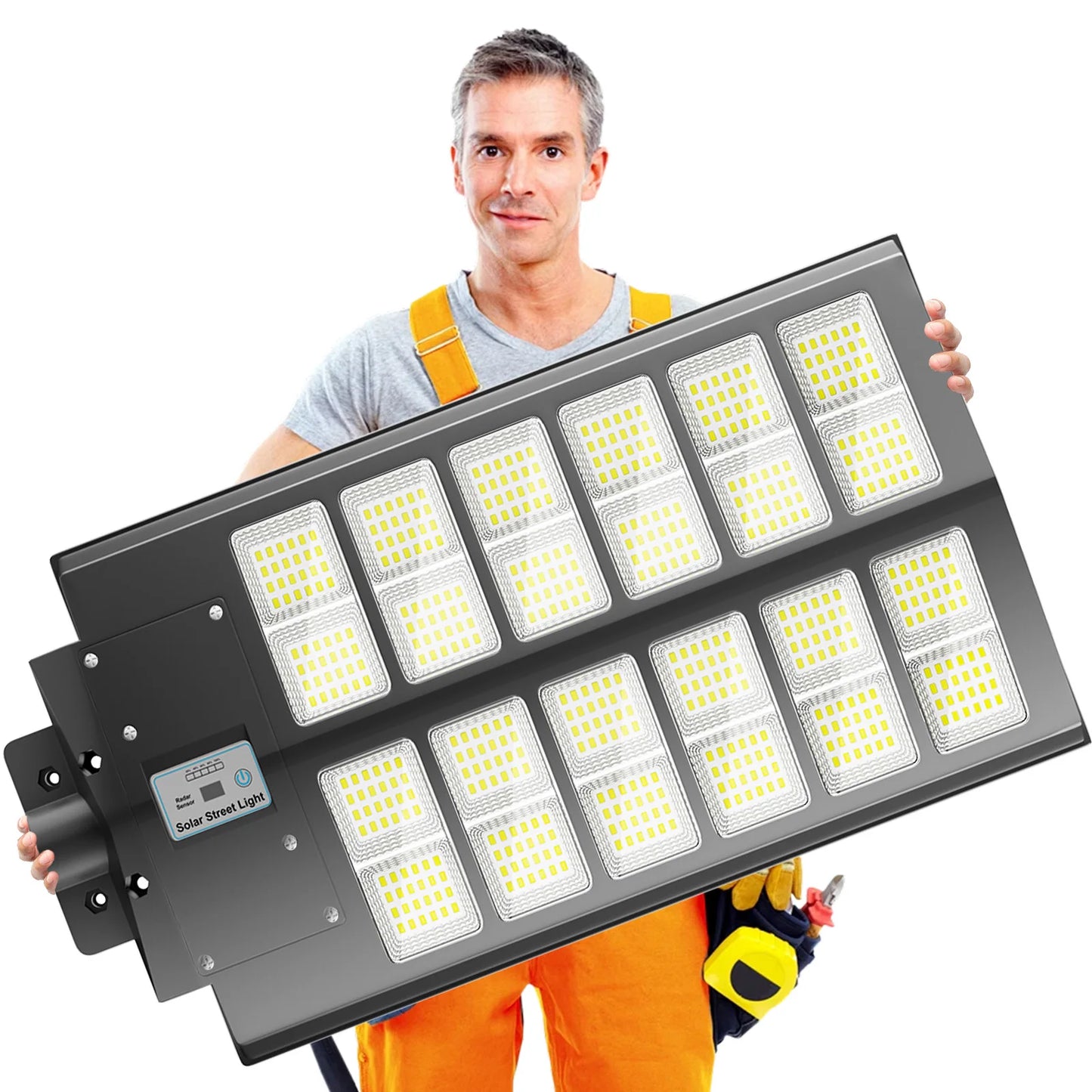 6000-watt solar streetlights with motion sensors