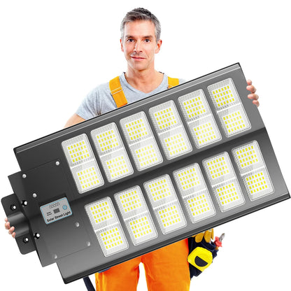 6000-watt solar streetlights with motion sensors