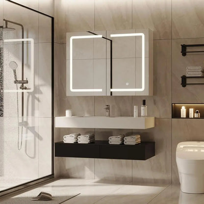31.5''x23.6'' Medicine Cabinet with Led Lights