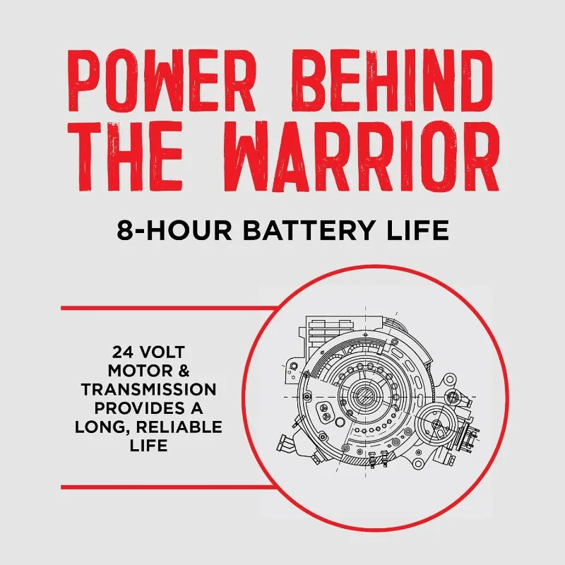 Electric Wheelbarrow 350LB Capacity, & 8H Battery Life