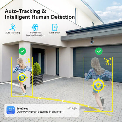 360°/2k HD Wireless Camera, Wi-Fi Light Socket Camera for Indoor-outdoor Home Security