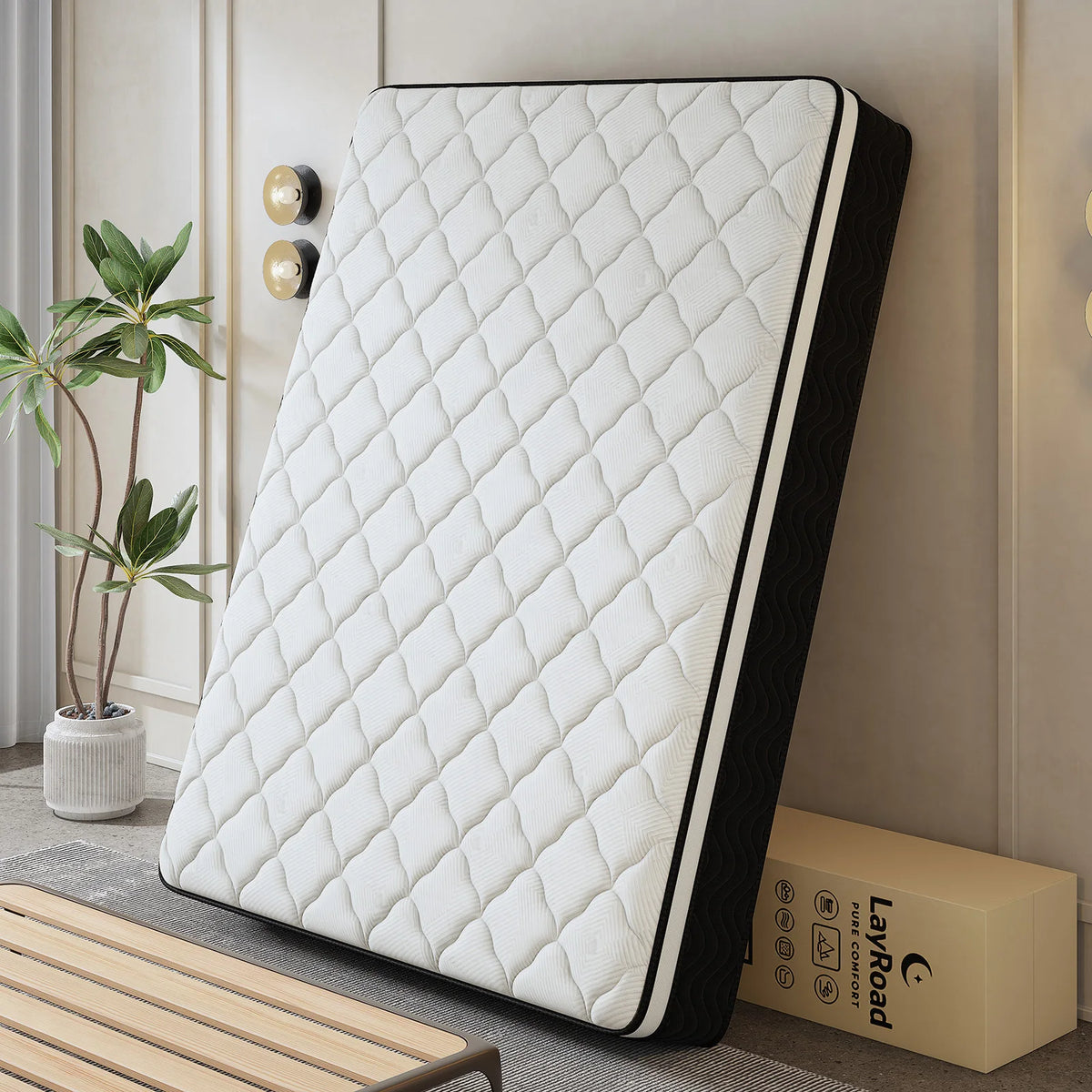 12 Inch Gel Memory Foam Hybrid Mattress
