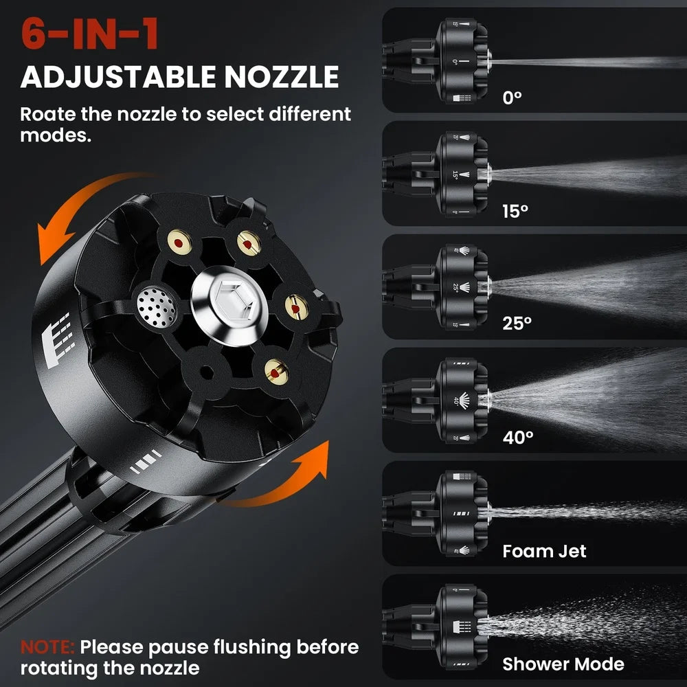 1000PSI Portable Power Cordless Pressure Washer