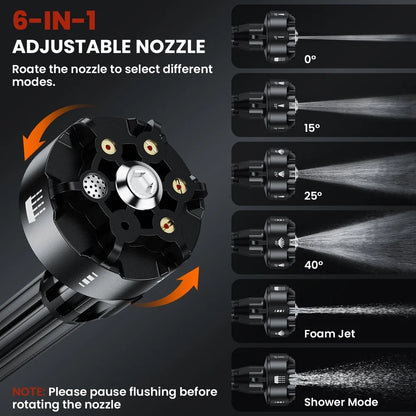 1000PSI Portable Power Cordless Pressure Washer