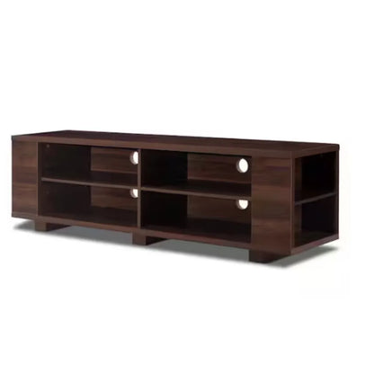 59 in. Wood TV Stand Console Storage Entertainment Media Center