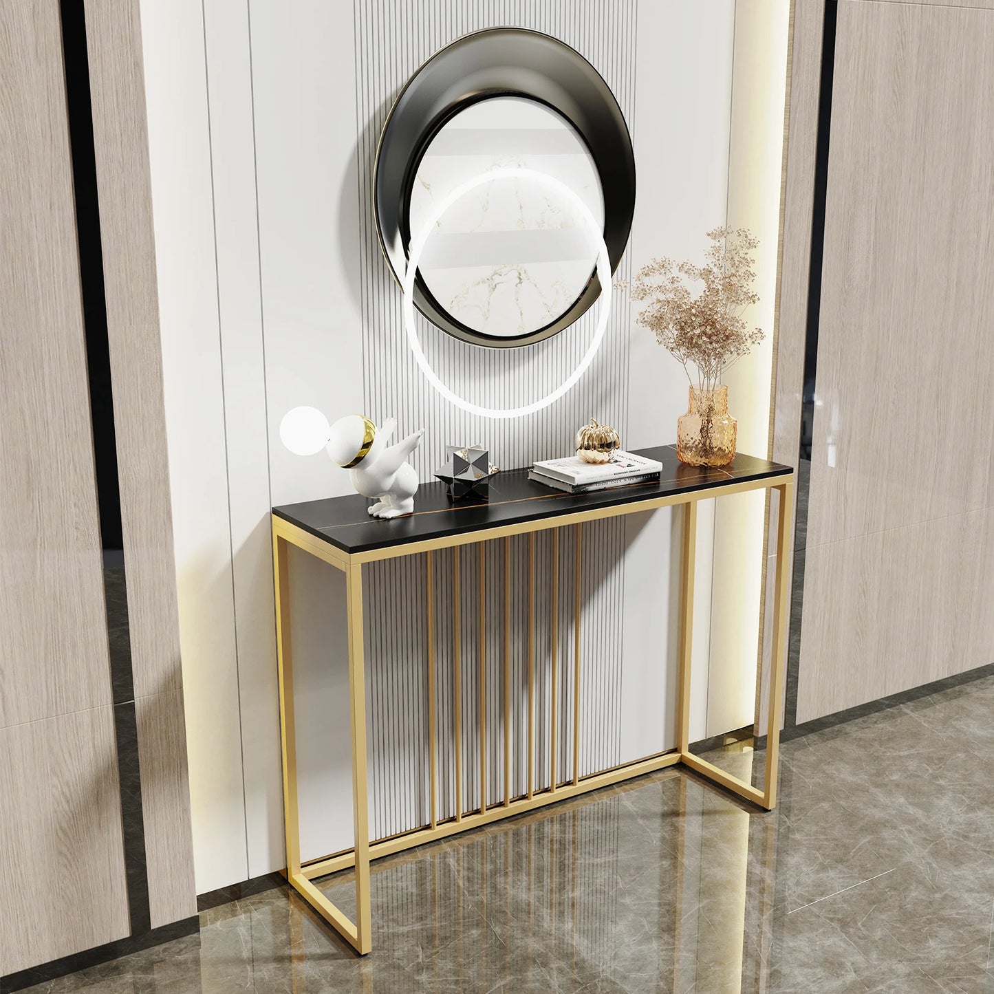 Modern Accent Console Table for Hallway Entryway