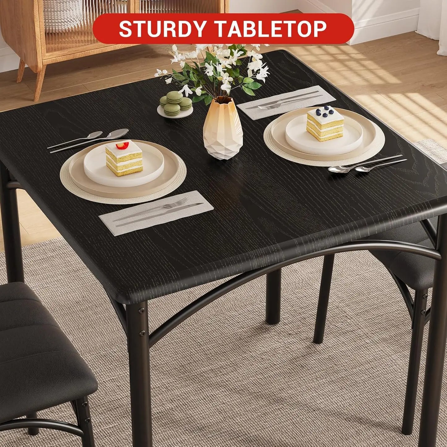 Compact Breakfast Nook Table for Apartments