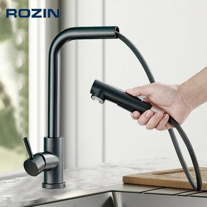Flexible Gourmet Kitchen Faucet 2 Way Nozzle