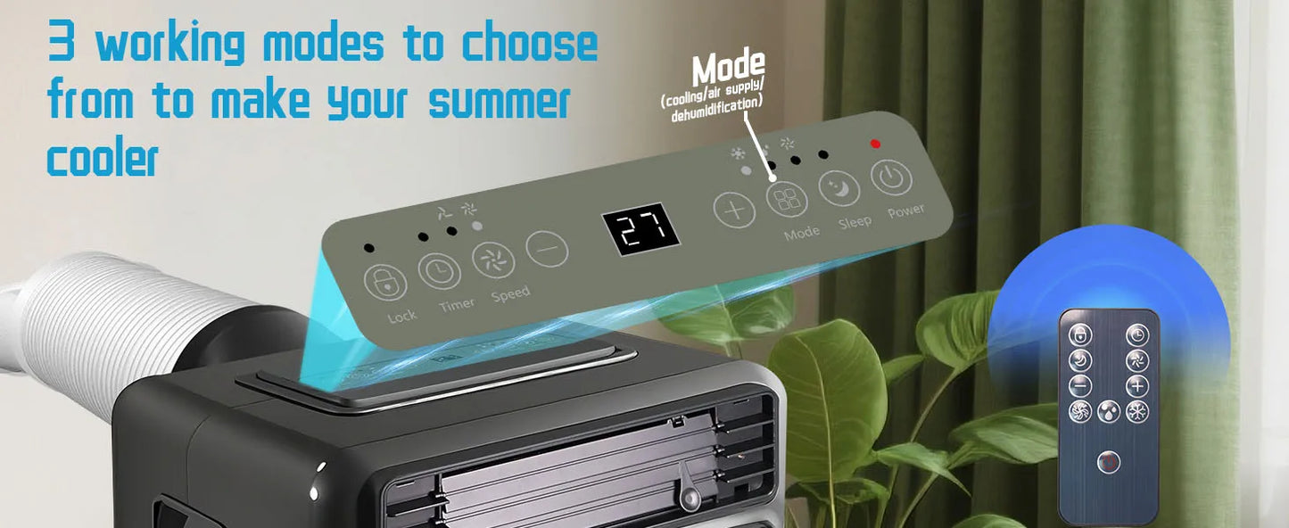 3300BTU Portable Air Conditioner for Camping