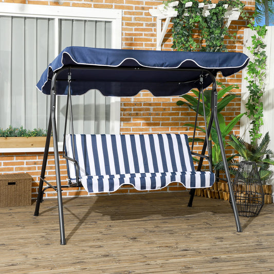 Porch Swing Hammock Bench with Canopy