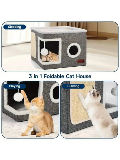 4-Season Multi-Level Cat House