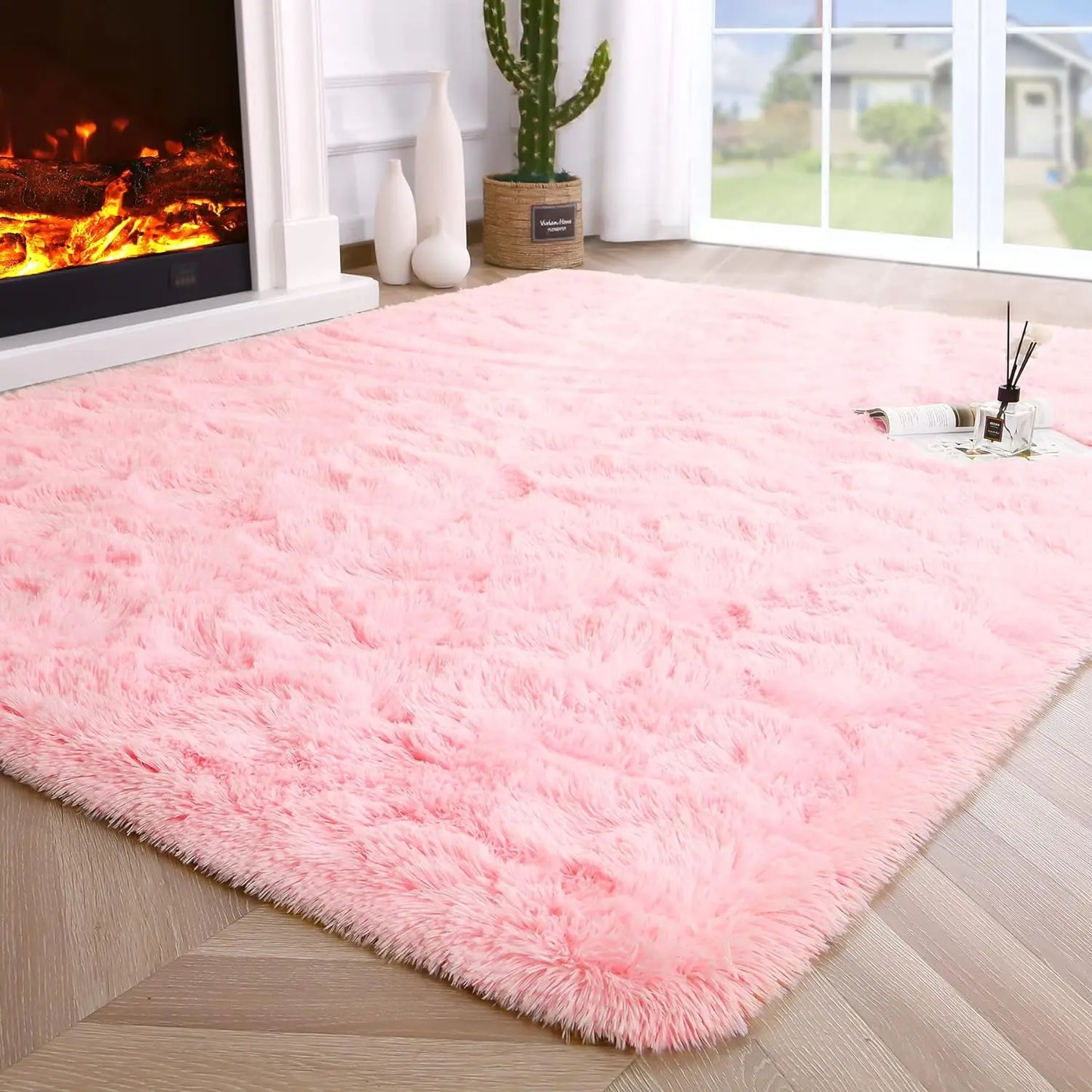 Fluffy Non-Slip Rugs for Hardwood Floors Room Decor