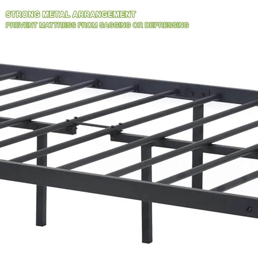 Queen Size Steel Foundation Metal Bed Frame