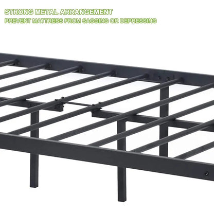Queen Size Steel Foundation Metal Bed Frame