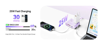 Power Strip 8-in-1 Desktop Charging Station