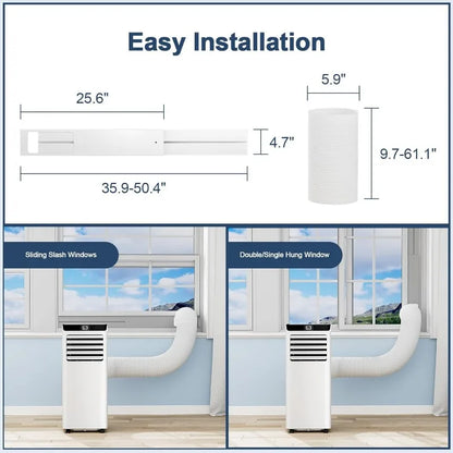 10,000 BTU Portable Air Conditione for Room up to 500 Sq.Ft.