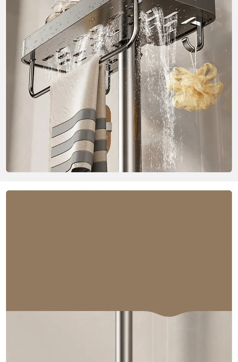 Bathroom Shower Shampoo Organizer Storage Shelf